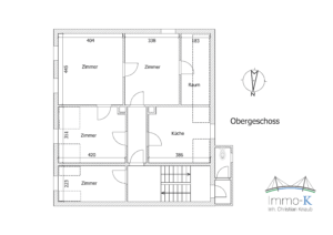 Haus Kehl - Schéma Obergeschoss -K108